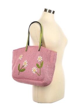Vintage Fendi Embroidered Tote Bag